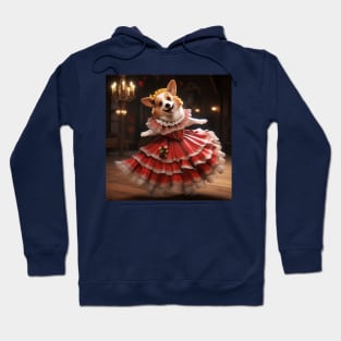 Flamenco Corgi Hoodie